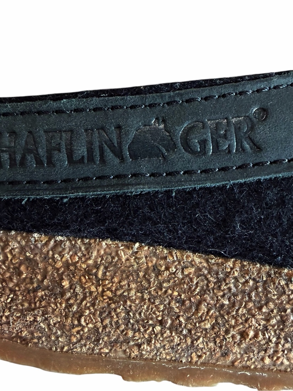 Halfinger Unisex GZ Clogs EU 42 Black Wool Mules Slip On Arch Support Slippers - Picture 6 of 9